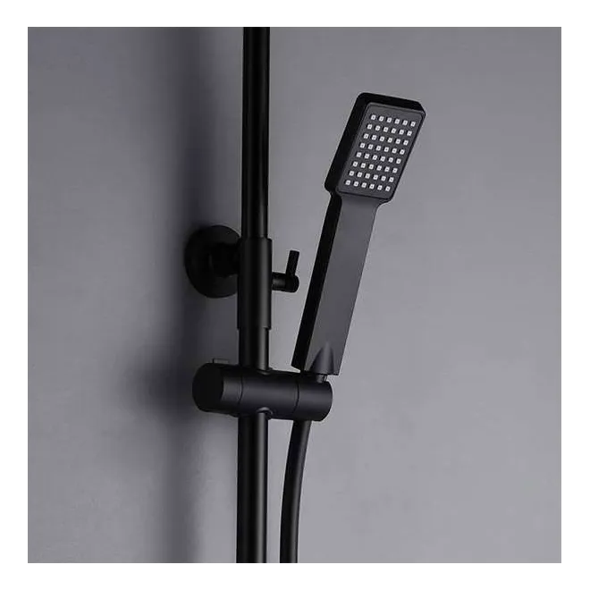 COLUMNA DE DUCHA ART NEGRO