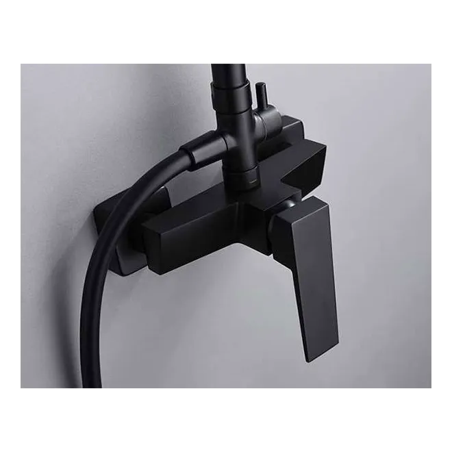 COLUMNA DE DUCHA ART NEGRO