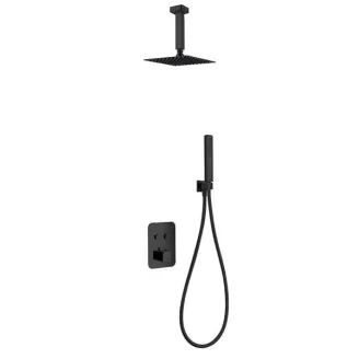COLUMNA DE DUCHA TERMOSTATICA EMPOTRADA PORTUGAL NEGRO