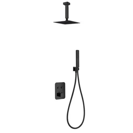 COLUMNA DE DUCHA TERMOSTATICA EMPOTRADA PORTUGAL NEGRO