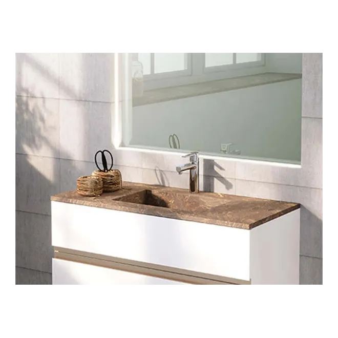 ENCIMERA DE BAÑO PIEDRA NATURAL A MEDIDA ANGLE CON FALDON