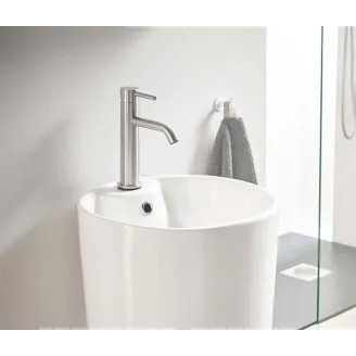MONOMANDO ALTO LAVABO ATHENAS ACERO PULIDO