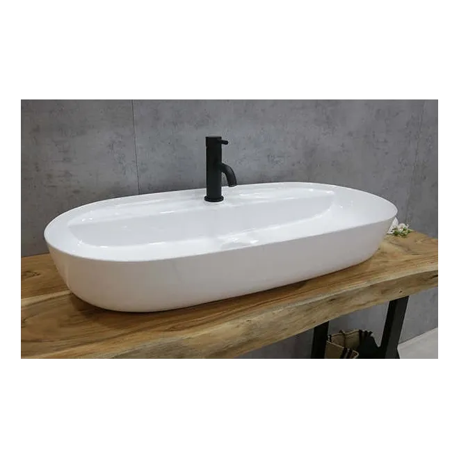 MONOMANDO BAJO LAVABO ATHENAS NEGRO MATE