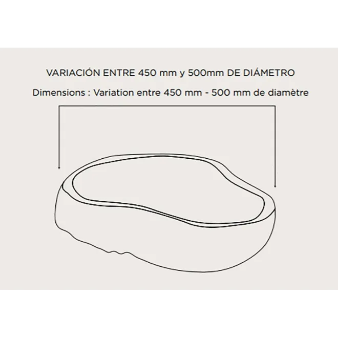 LAVABO PIEDRA RIO AKUTAN ART&BATH | ENVIO GRATIS