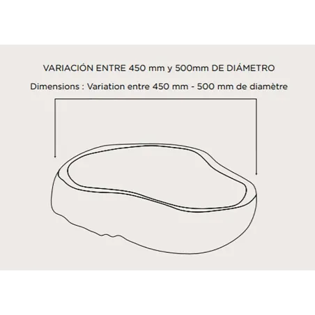 LAVABO PIEDRA RIO AKUTAN ART&BATH | ENVIO GRATIS