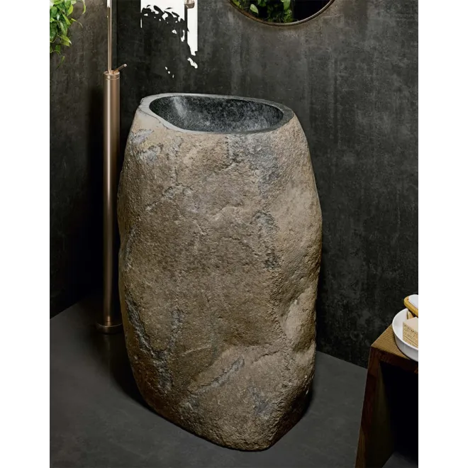 LAVABO TOTEM PIEDRA DE RIO | ENVIO GRATIS