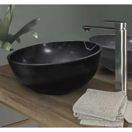 LAVABO MARMOL NEGRO ADWA FINE 42 DTRO | ENVIO GRATIS