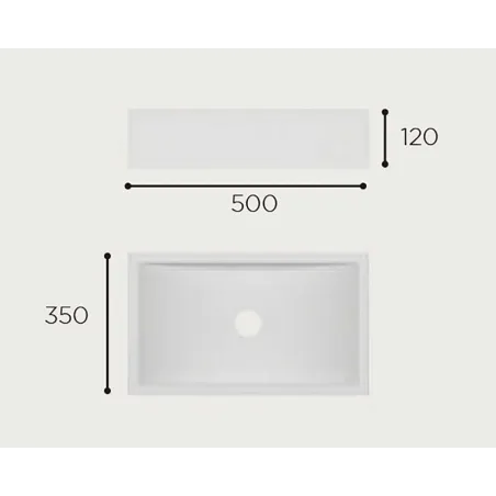 LAVABO PIEDRA MARMOL 50X35 BEIGE DANA | ENVIO GRATIS