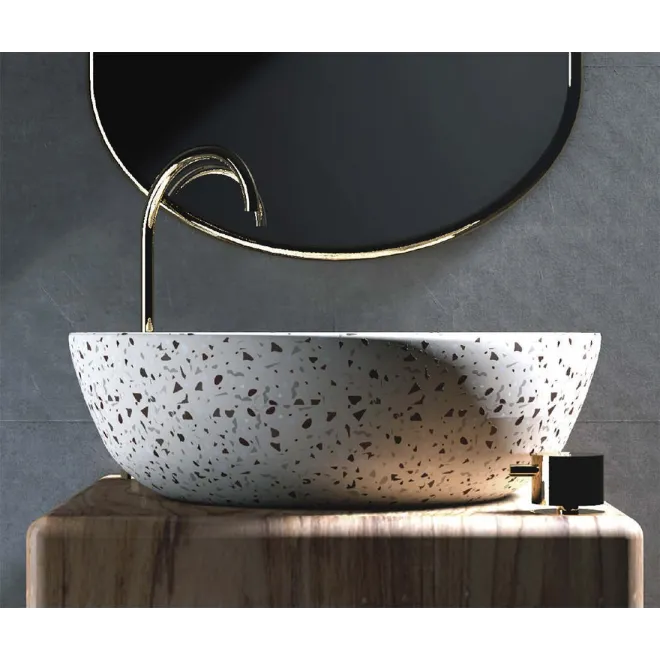 LAVABO TERRAZO BEIGE MATE | ENVIO GRATIS - Comprar Online Mejor Precio