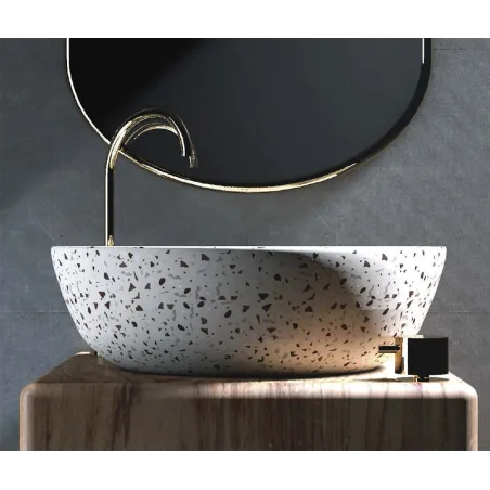 LAVABO TERRAZO BEIGE MATE | ENVIO GRATIS - Comprar Online Mejor Precio