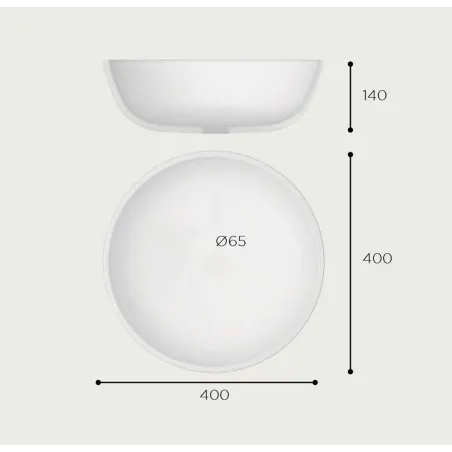 LAVABO TERRAZO BEIGE MATE | ENVIO GRATIS - Comprar Online Mejor Precio