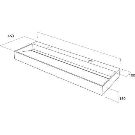 LAVABO SOLID SURFACE QUARTER