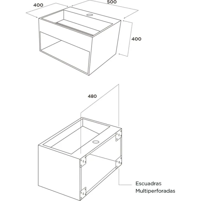 Comprar LAVABO SOLID SURFACE Krion® ROCK | MODERNO