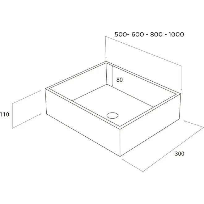 LAVABO SOLID SURFACE Krion® HARLEM | Art&bath