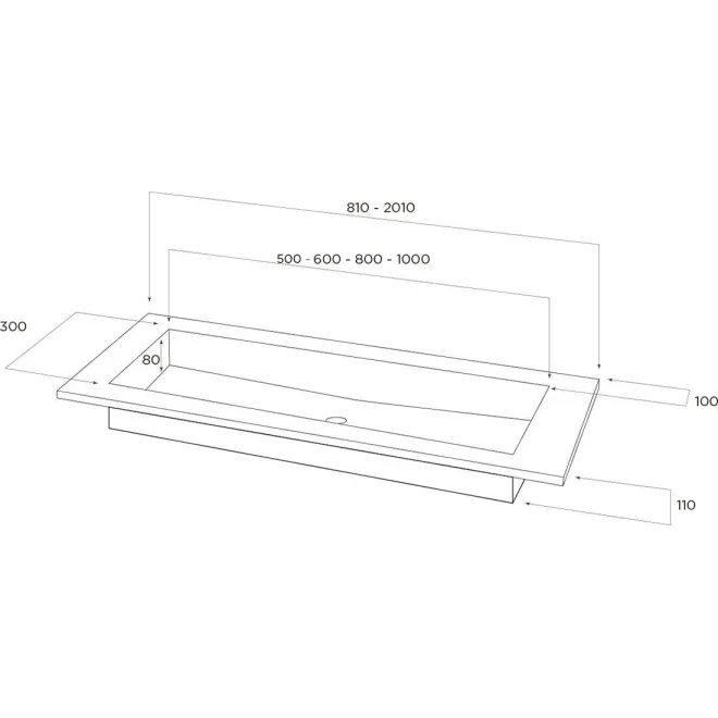 Comprar LAVABO SOLID SURFACE Krion® AUSTIN |A MEDIDA
