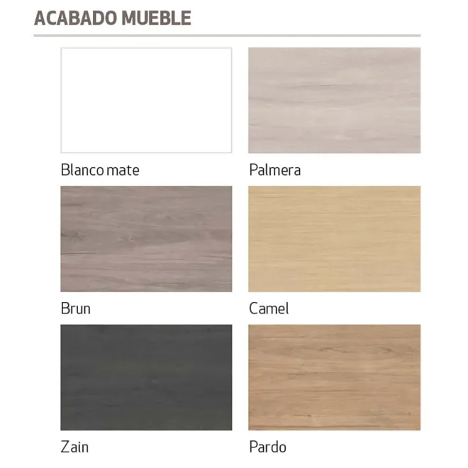 MUEBLE DE BAÑO ELE 100 1 CAJON | ENVIO GRATIS - Compra al Mejor Precio