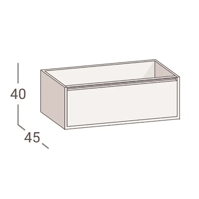 MUEBLE DE BAÑO DUC 100 1 CAJON | ENVIO GRATIS - Compra al Mejor Precio