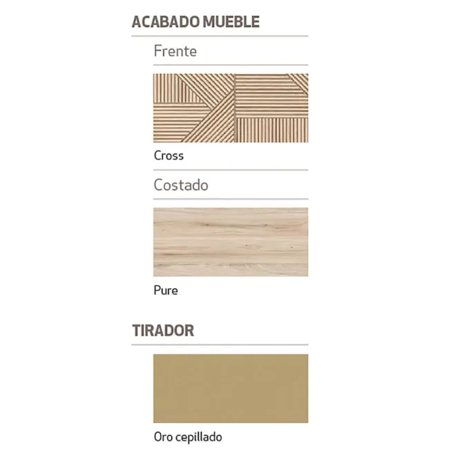 MUEBLE DE BAÑO DUC 120 1 CAJON | ENVIO GRATIS - Compra al Mejor Precio
