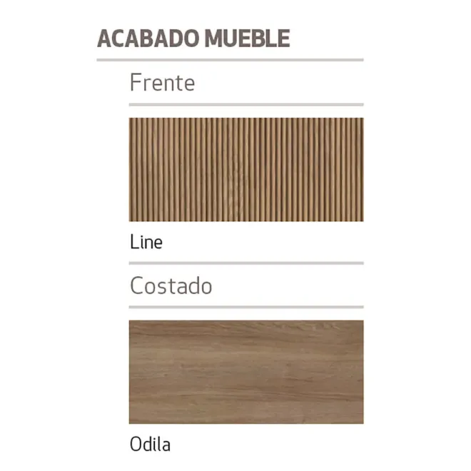 MUEBLE DE BAÑO AVALON 80 2 CAJONES | ENVIO GRATIS - Compra al Mejor Precio
