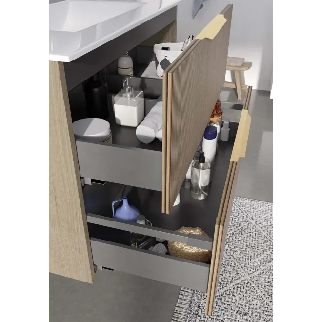 MUEBLE DE BAÑO AVALON 100 2 CAJONES | ENVIO GRATIS - Compra al Mejor Precio