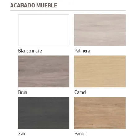 MUEBLE DE BAÑO ELE 60 2 CAJONES | ENVIO GRATIS - Compra al Mejor Precio