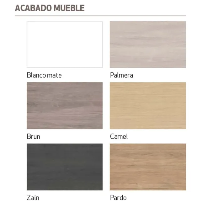 MUEBLE DE BAÑO ELE 80 2 CAJONES | ENVIO GRATIS - Compra al Mejor Precio