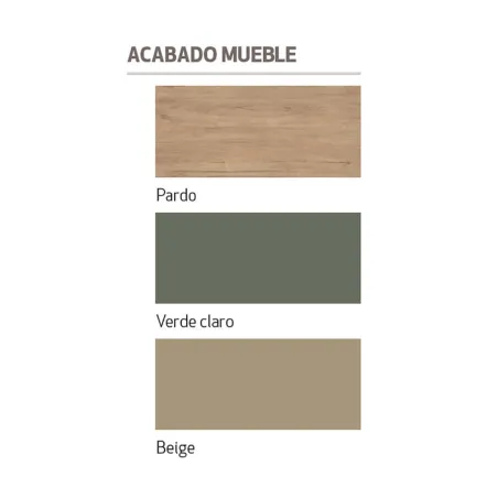 MUEBLE DE BAÑO LUZY 80 2 CAJONES 1 PUERTA | ENVIO GRATIS - Compra al Mejor Precio