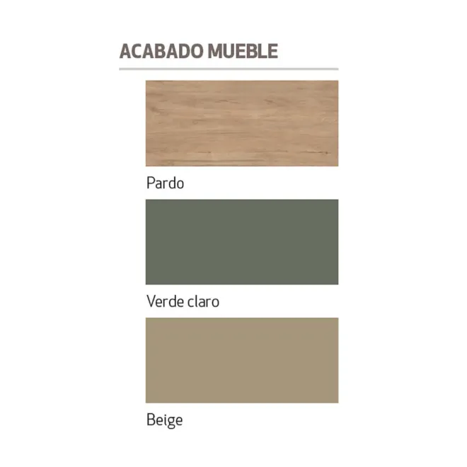 MUEBLE DE BAÑO LUZY 90 2 CAJONES 1 PUERTA | ENVIO GRATIS - Compra al Mejor Precio