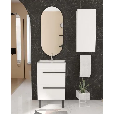 MUEBLE DE BAÑO NIMES 50 2 CAJONES FONDO REDUCIDO