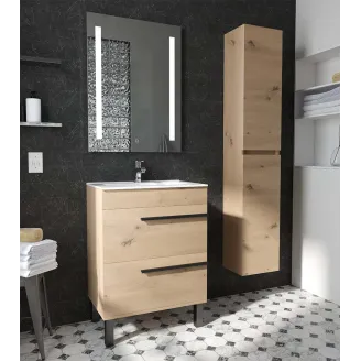MUEBLE DE BAÑO NIMES 70 2 CAJONES FONDO REDUCIDO