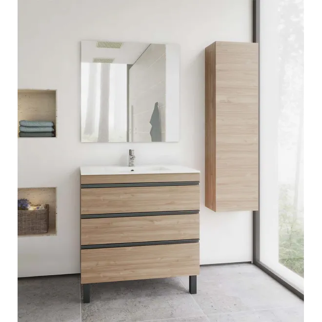 Comprar MUEBLE DE BAÑO CON PATAS RIESI 60 FONDO 46 TORVISCO | Ofertas
