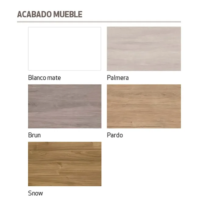 Comprar MUEBLE DE BAÑO CON PATAS RIESI 60 FONDO 46 TORVISCO | Ofertas