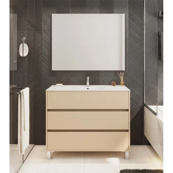 MUEBLE DE BAÑO FORTY 100 COLORES 3 CAJONES TORVISCO