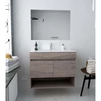 MUEBLE DE BAÑO CON LAVABO SETE 80 2 PUERTAS | ENVIO GRATIS