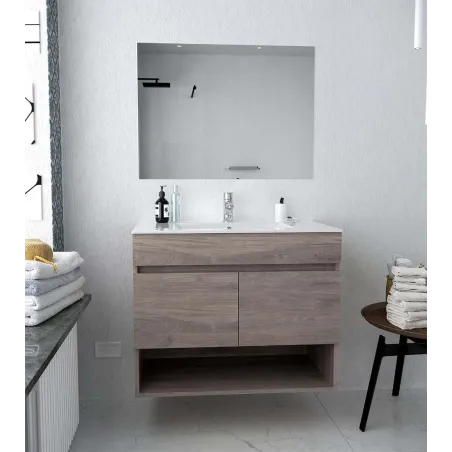 MUEBLE DE BAÑO CON LAVABO SETE 80 2 PUERTAS | ENVIO GRATIS