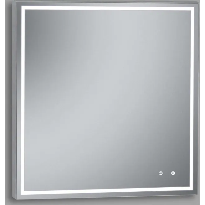 Espejo de baño con luz LED Square touch y antivaho Stillo