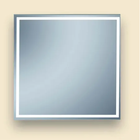 Espejo de baño con luz LED Square touch y antivaho Stillo