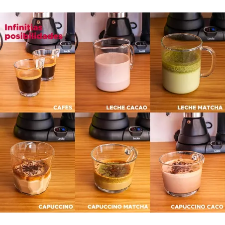 CAFETERA MOKA ITALIANA ELECTRICA NEKKO 3 en 1| Loola