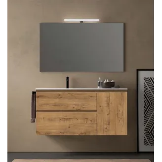 MUEBLE BAÑO CON 2 CAJONES 1 PUERTA CARMEN 100 SUSPENDIDO AVILA DOS