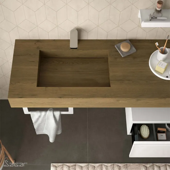 ENCIMERA BAÑO COMPAKT 140x46 CM | SALGAR