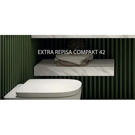 ENCIMERA BAÑO COMPAKT 160x51 CM SENO DESPLAZADO | SALGAR