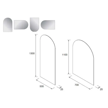 Espejo de baño con luz LED Emile Salgar | TiendaInicia