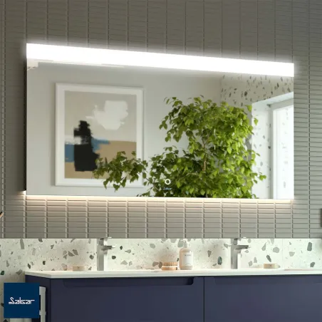 Espejo de baño con luz LED Orleans Salgar | TiendaInicia