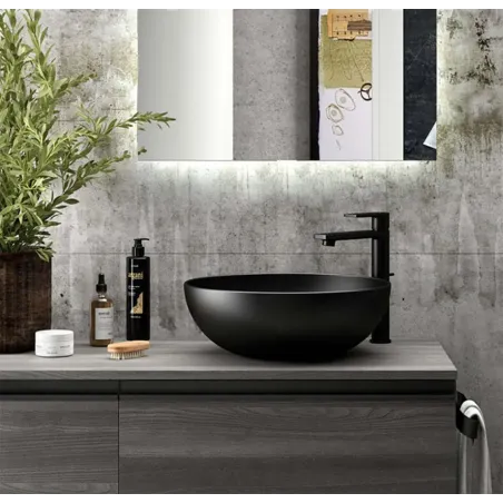 LAVABO NEGRO MATE LOKUM | ENVIO GRATIS