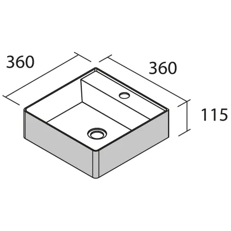 LAVABO SOLID SURFACE TALEA BICOLOR SALGAR | Compra ya