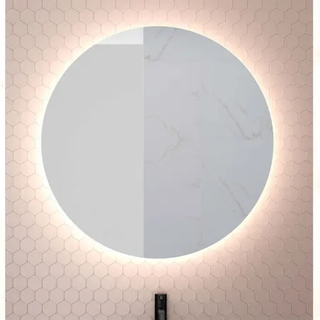 ESPEJO REDONDO CON LUZ LED EUCALYPTUS BATHDECOR