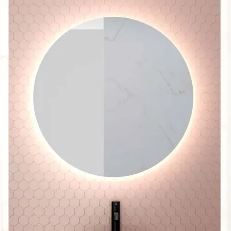 ESPEJO DE BAÑO CON LUZ LED EUCALYPTUS REDONDO BATHDECOR