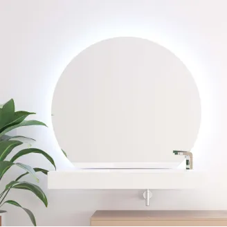 ESPEJO DE BAÑO CON LUZ LED SIRIUS REDONDO BATHDECOR