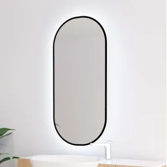 ESPEJO DE BAÑO CON LUZ LED ROMA OVALADO BATHDECOR