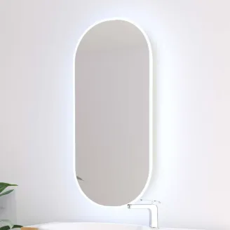 ESPEJO DE BAÑO CON LUZ LED DIANA OVALADO BATHDECOR